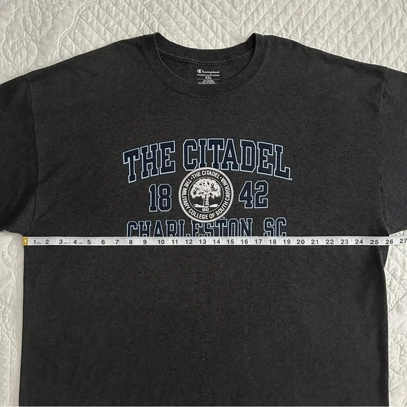 Champion The Citadel Bulldogs Military College Tee T-Shirt XXL - Picture 9 of 11